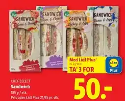 Lidl Sandwich tilbud
