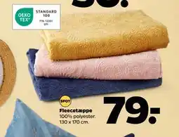 Netto Fleecetæppe tilbud