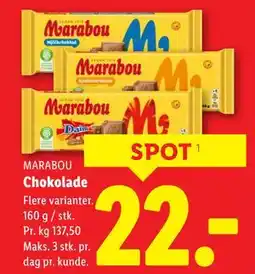 Lidl Chokolade tilbud