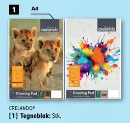 Lidl Tegneblok tilbud