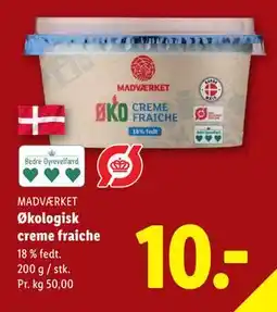 Lidl Økologisk creme fraiche tilbud