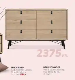 Daells Bolighus BRED KOMMODE tilbud