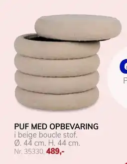 Daells Bolighus PUF MED OPBEVARING tilbud