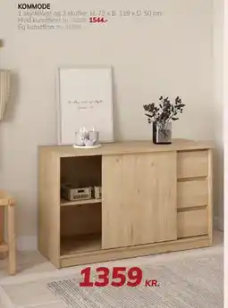 Daells Bolighus KOMMODE tilbud