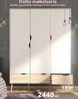 Daells Bolighus GARDEROBESKAB tilbud