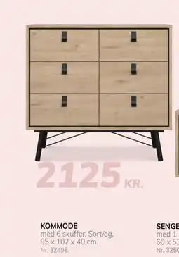 Daells Bolighus KOMMODE tilbud