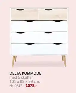 Daells Bolighus DELTA KOMMODE tilbud