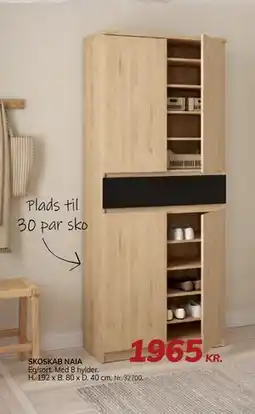 Daells Bolighus SKOSKAB NAIA tilbud