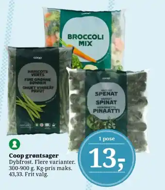 Dagli'Brugsen Coop grøntsager tilbud