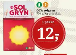 Dagli'Brugsen OTA solgryn tilbud