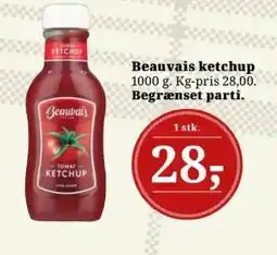 Dagli'Brugsen Beauvais ketchup tilbud