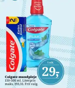 Dagli'Brugsen Colgate mundpleje tilbud