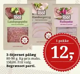 Dagli'Brugsen 3-Stjernet pålæg tilbud