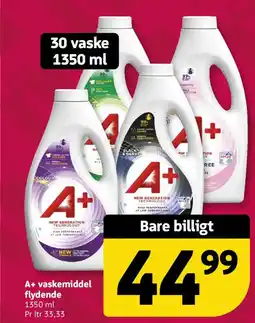 Løvbjerg A+ vaskemiddel flydende tilbud