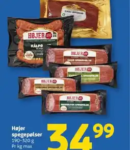 Løvbjerg Højer spegepølser tilbud