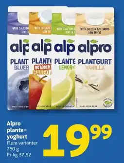 Løvbjerg Alpro plante- yoghurt tilbud