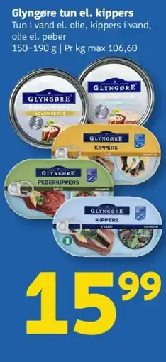 Løvbjerg Glyngøre tun el. kippers tilbud