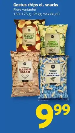 Løvbjerg Gestus chips el. snacks tilbud