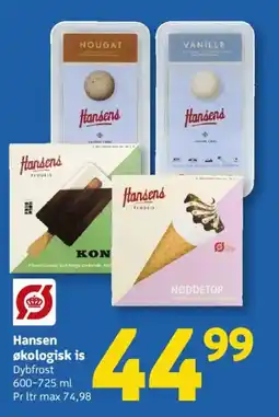 Løvbjerg Hansen økologisk is tilbud