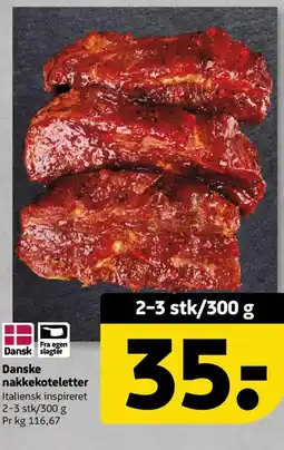 Løvbjerg Danske nakkekoteletter tilbud