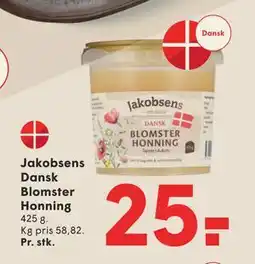 SPAR Jakobsens Dansk Blomster Honning tilbud