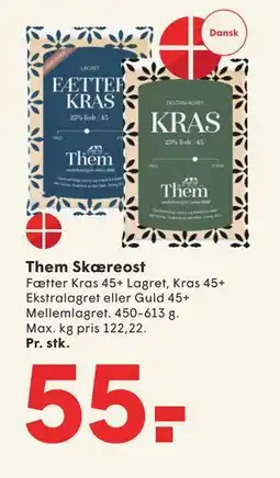 SPAR Them Skæreost tilbud