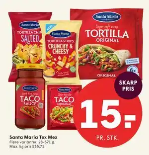 SPAR Santa Maria Tex Mex tilbud