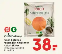 SPAR Grøn Balance Økologisk Koldrøget Laks i Skiver tilbud