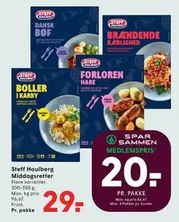 SPAR Steff Houlberg Middagsretter tilbud
