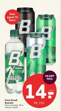 SPAR Faxe Kondi Booster tilbud