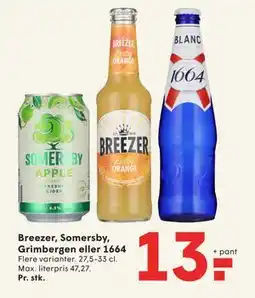 SPAR Breezer, Somersby, Grimbergen eller 1664 tilbud