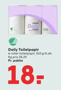 SPAR Daily Toiletpapir tilbud