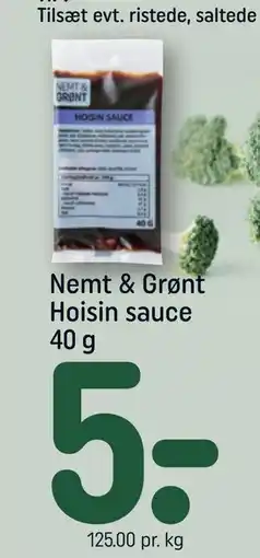 REMA 1000 Nemt & Grønt Hoisin sauce 40 g tilbud