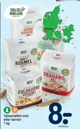 REMA 1000 Valsemøllen mel eller kerner 1 kg tilbud