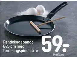 REMA 1000 Pandekagepande Ø25 cm med fordelingspind i træ tilbud