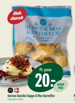 Min Købmand Gestus Danske Suppe & Mos Kartofler tilbud