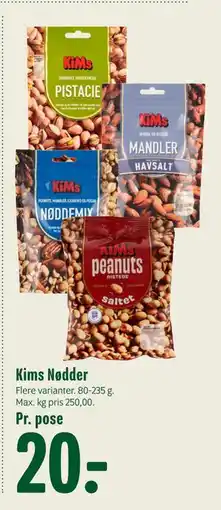 Min Købmand Kims Nødder tilbud