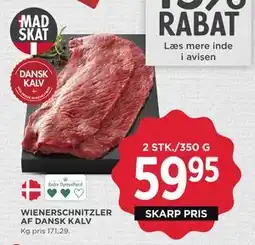 MENY WIENERSCHNITZLER AF DANSK KALV tilbud