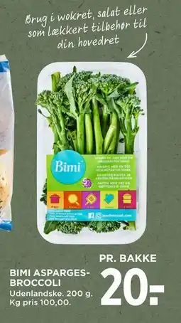 MENY BIMI ASPARGESBROCCOLI tilbud