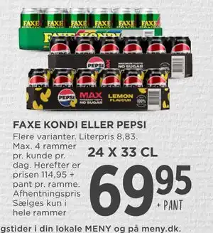 FAXE KONDI ELLER PEPSI