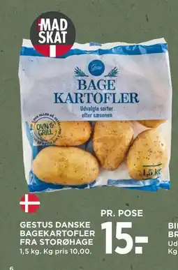 MENY GESTUS DANSKE BAGEKARTOFLER FRA STORØHAGE tilbud