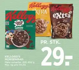 MENY KELLOGG’S MORGENMAD tilbud