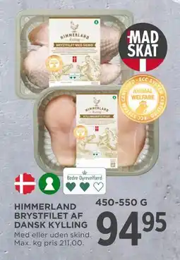 MENY HIMMERLAND BRYSTFILET AF DANSK KYLLING tilbud