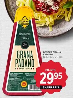 MENY GESTUS GRANA PADANO tilbud