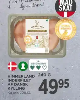 MENY HIMMERLAND INDERFILET AF DANSK KYLLING tilbud