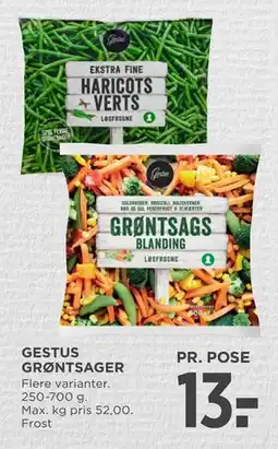 MENY GESTUS GRØNTSAGER tilbud