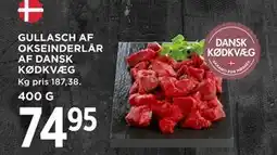 MENY GULLASCH AF OKSEINDERLÅR AF DANSK KØDKVÆG tilbud