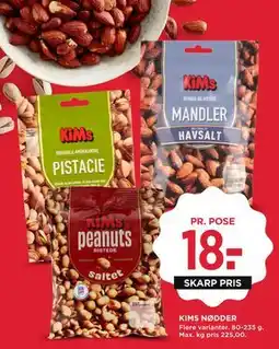 MENY KIMS NØDDER tilbud