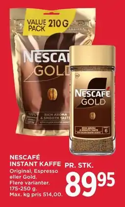 MENY NESCAFÉ INSTANT KAFFE tilbud