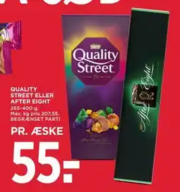 MENY QUALITY STREET ELLER AFTER EIGHT tilbud